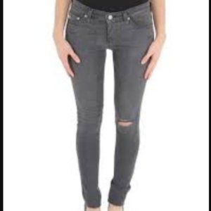 AG The Legging Ankle Gray AG-ED Distressed, 27